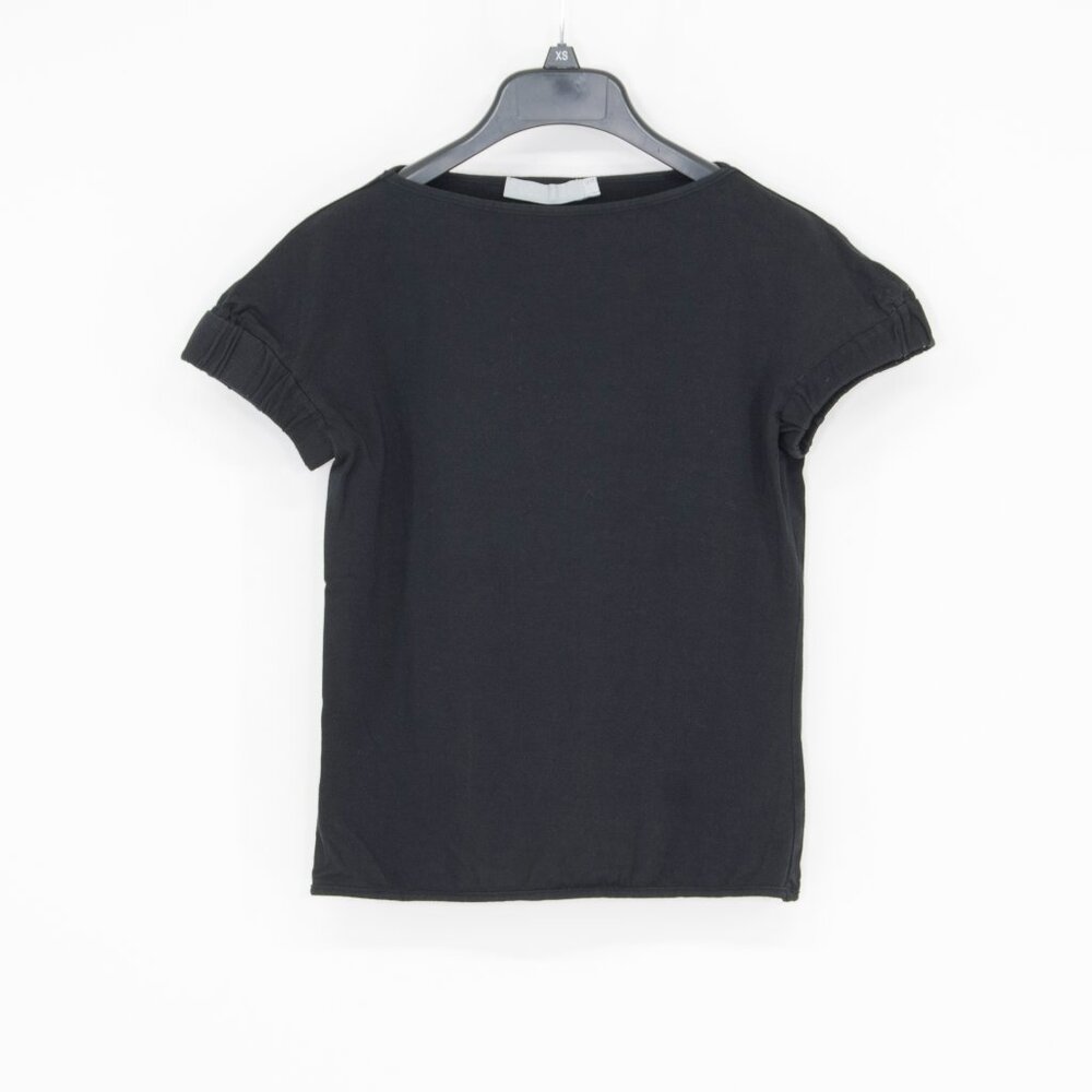 Scrupoli Black Short Sleeve Cotton Tee Women’s Size 42